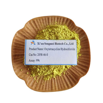 Medicamentos antibacterianos para uso animal CAS:2058-46-0 Clorhidrato de oxitetraciclina