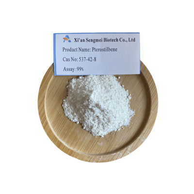 Extracto de pterostilbeno natural Cas 537-42-8 Pureza 99% Pterostilbeno en polvo